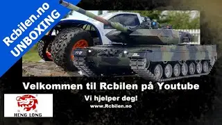 Unboxing - Leopard 2 A6 - Battle Tank 1:16 - Airgun & IR