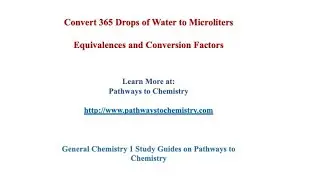 Convert 350 Drops to Microliters
