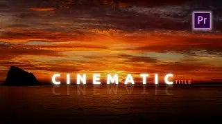 How to make a CINEMATIC TITLE in premiere pro | Easiest Tutorial 2022 | No Plugins | Amit Edits
