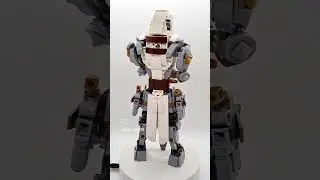 The Crusader mech suit - instructions available on Rebrickable! #lego #legoknight #legomech #knight