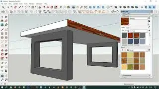 MEMBUAT MEJA DENGAN SKETCH UP