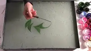 Ebru Tutorial - Tulip-  Sevim Surucu