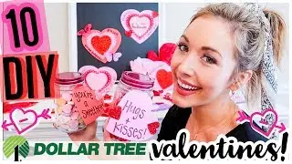 DIY DOLLAR TREE VALENTINES 2019! 💘💖10 ADORABLE + AFFORDABLE NEW IDEAS FOR VALENTINE'S DAY!