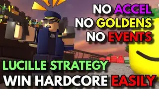 LUCILLE STRATEGY | WIN HARDCORE EASILY | ROBLOX Tower Defense Simulator