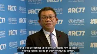 RC 77 - Dr Weerawut Imsamran, Deputy Permanent Secretary, Ministry of Public Health, Thailand