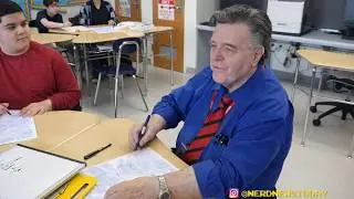 Neal Adams Shows Best Way To Hold Pen for Inking Comics
