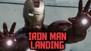 Iron man | landing scence in 720p | movie clip HD