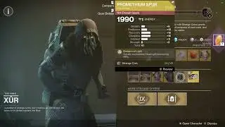 Xur is good this week 9/6/24