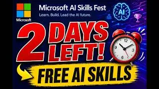 Microsoft AI Skills Fest 2026 Explained | FREE AI Training & Certificates | Hurry.