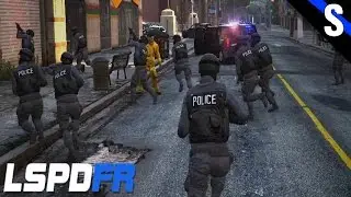 GTA V LSPDFR #143 MONUMENTAL TERRORIST ATTACK! CODE 99 SWAT RESPOND CODE 3!
