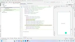 Floating button in android studio