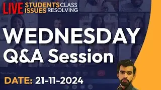 Live Q&A Class: November-21-2024 | Digital Marketing Students STRUGGLE | Tips to Succeed