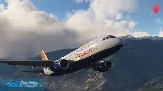 Ultra-Realistic Fenix A319 Drukair Departure from Paro | Stunning Views of Mt. Everest | MSFS