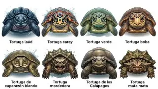 Cada Tipo de Tortuga Explicado en 11 minutos