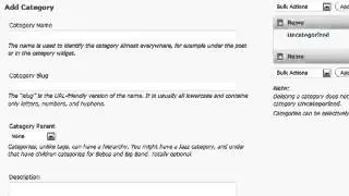 tags and categories