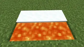 Snow does not melt in lava