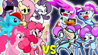 My Little Pony VS Pibby - ALL PHASES | Friday Night Funkin' | FNF Mods