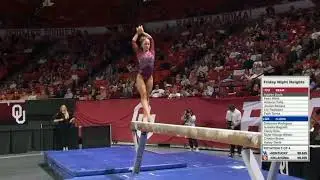 Audrey Davis best college gymnast performance on beam