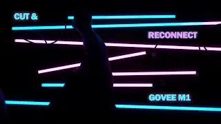 Cut and Connect Govee M1 LED Strip without Soldering | How to build LED Diffuser Channel Lights