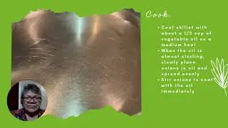 Native Culture Arts: Cooking Traditional Foods with Carol Tiger