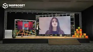 Stage Virtual Set 121 Preview  || Vmix ProSet