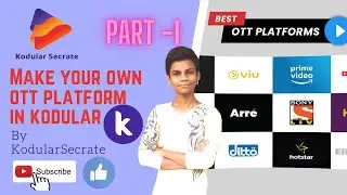 How to Make OttPlatform In Kodular | Ott Platform Kaise Bnaya | By KodularSecrate