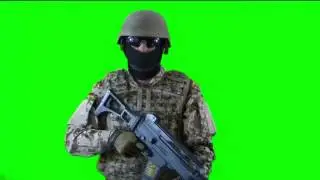СпЕцЭфФеКт (стреляющий солдат в экран HD free ) на хромакее для after effect free