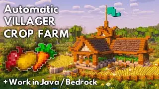 Minecraft VILLAGER CROP FARM Tutorial [1.21] - MINECRAFT TUTORIAL
