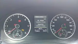 How to Reset Volkswagen Tiguan N5 Oil Change and Inspection Service Warning Message