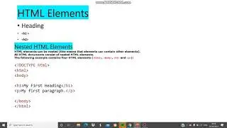 container tags and empty tags in html | html elements