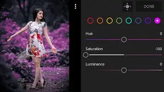 Lightroom Black And Pink Tone Photo Editing | Lightroom Mobile Photo Editing