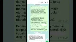 Chat dengan mahasiswa hampir DO