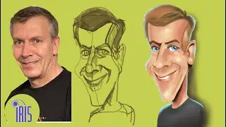 Photoshop caricature drawing tutorial of tom richmond