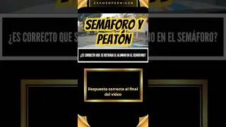 Semáforo y peatón.