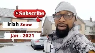 SNOW in IRELAND, January 2021, Irish Weather | Eric Kita