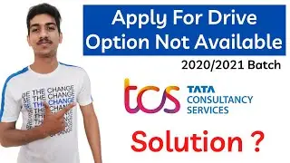 TCS NQT NextStep Apply For Drive Option Not Showing | FREE TCS NQT 2020/2021 | TCS Apply For Drive