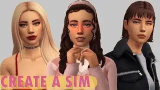 CREATE A SIM| TRIGÊMEAS OPOSTAS | The Sims 4