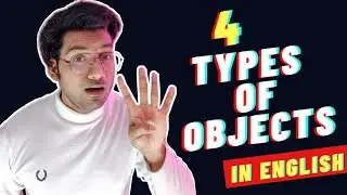 OBJECTS: 4 different types of objects in English || How to find an object in English? 🤔