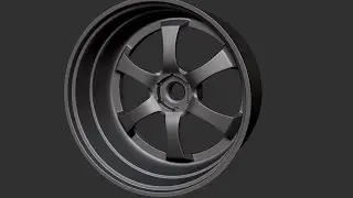 zBrush 4r7 - Modeling a Car Rim