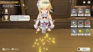The Perfect Bartender - Bartender Challenge - Of Drink A-Dreaming | Genshin Impact