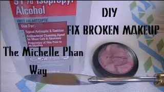 DIY | Fix Your Broken Powdered Makeup | The Michelle Phan Way (Contest Update!)