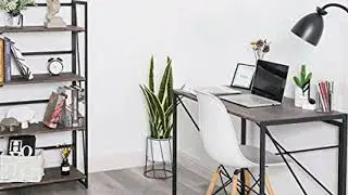 Writing Computer Desk Modern Simple Study Desk Industrial Style Folding Laptop Table for Home Office