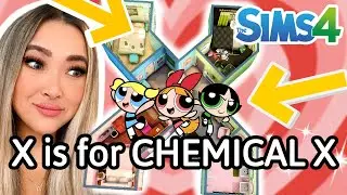 Dorm rooms for each Powerpuff Girl in the Letter X! Sims 4: Alphabet Build Challenge | Part 24