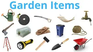 English Vocabulary - Garden Items in English 