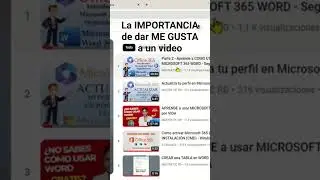 Porque es IMPORTANTE dar ME GUSTA A UN VIDEO