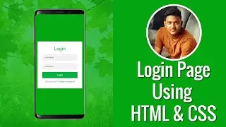 Login Form Design Using HTML & CSS 2020