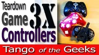 What's Inside 3x Game Controllers