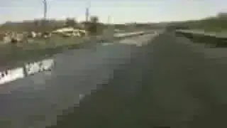 На снегоходе по асфальту