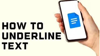 How to Underline Text on Google Docs