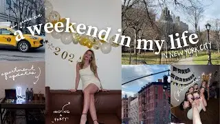a weekend in my life in new york city ✨ new year's eve, shopping & errands, apartment updates